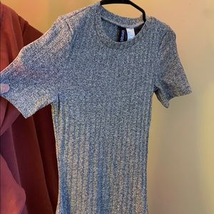 H&M gray bodycon dress